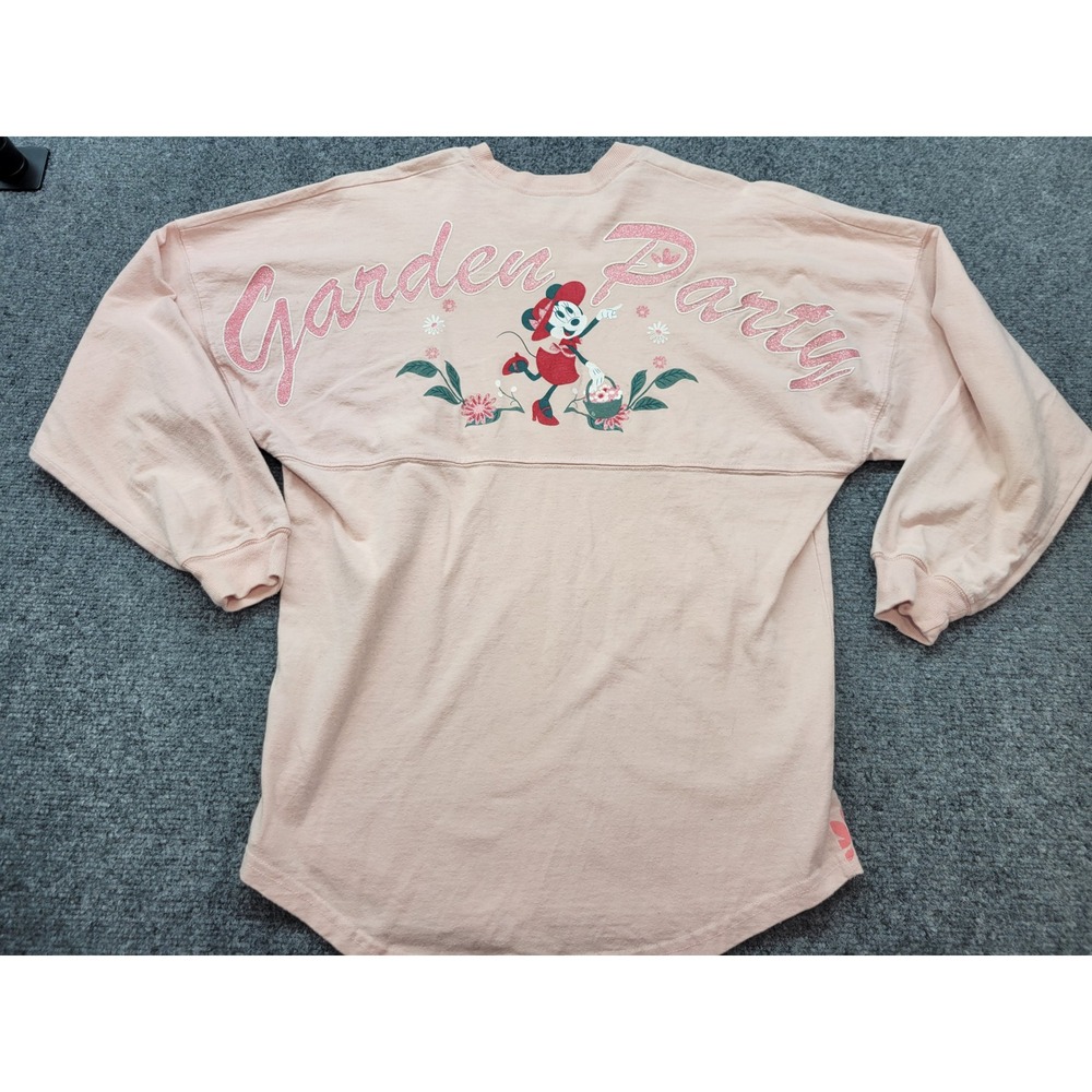 Disney Parks Spirit Jersey 2019 Flower & Garden Festival Minnie Mouse Pink XS - Picture 10 of 16